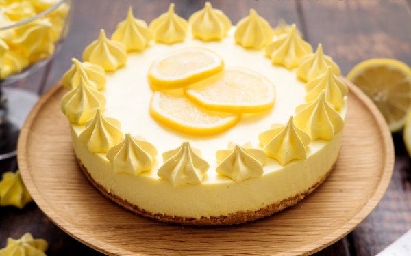 Food Cake Cream Lemon Dessert Pastry HD Wallpaper | Background Image