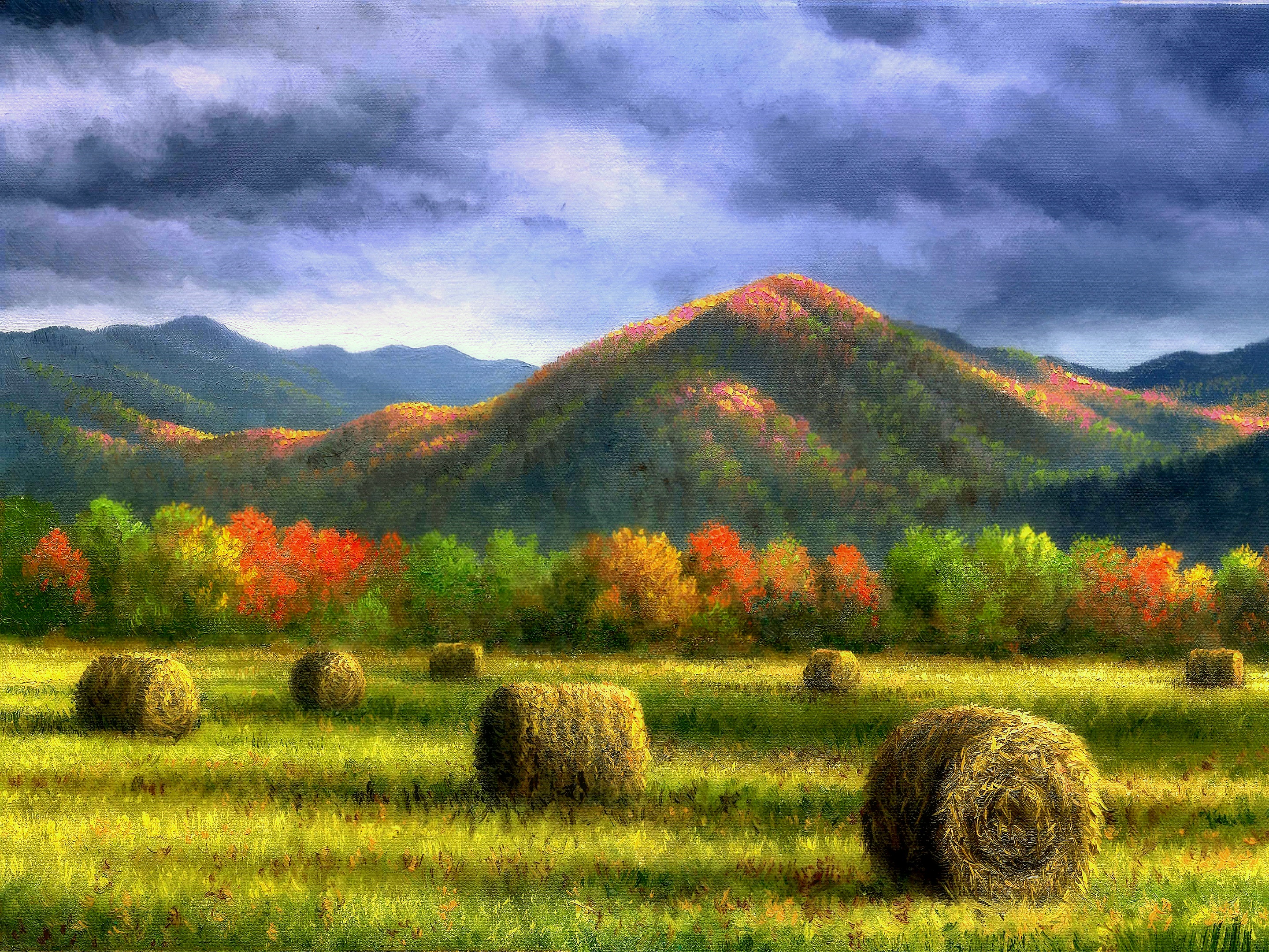 autumn paintings wallpaper