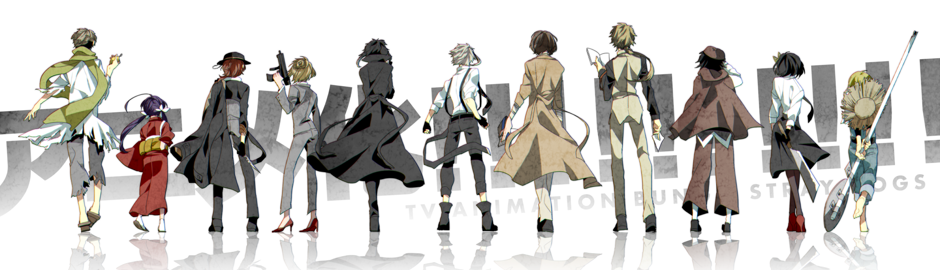 Bungou Stray Dogs HD Wallpaper | Background Image | 4000x1150 | ID