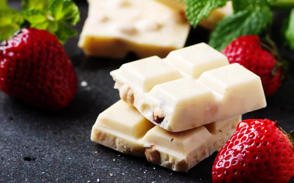 mint strawberry food chocolate HD Desktop Wallpaper | Background Image