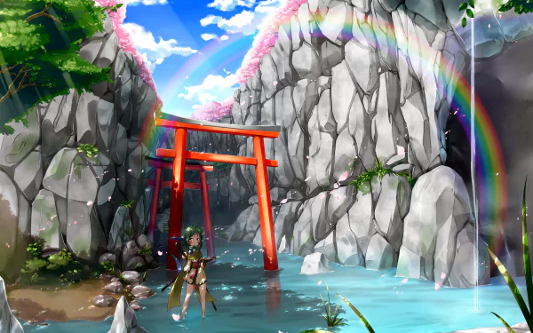 torii Anime Original HD Desktop Wallpaper | Background Image