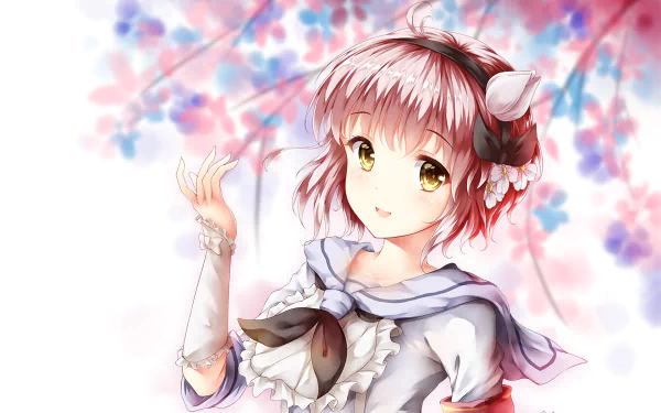 Snow White (Magical Girl Raising Project) Anime Magical Girl Raising Project HD Desktop Wallpaper | Background Image