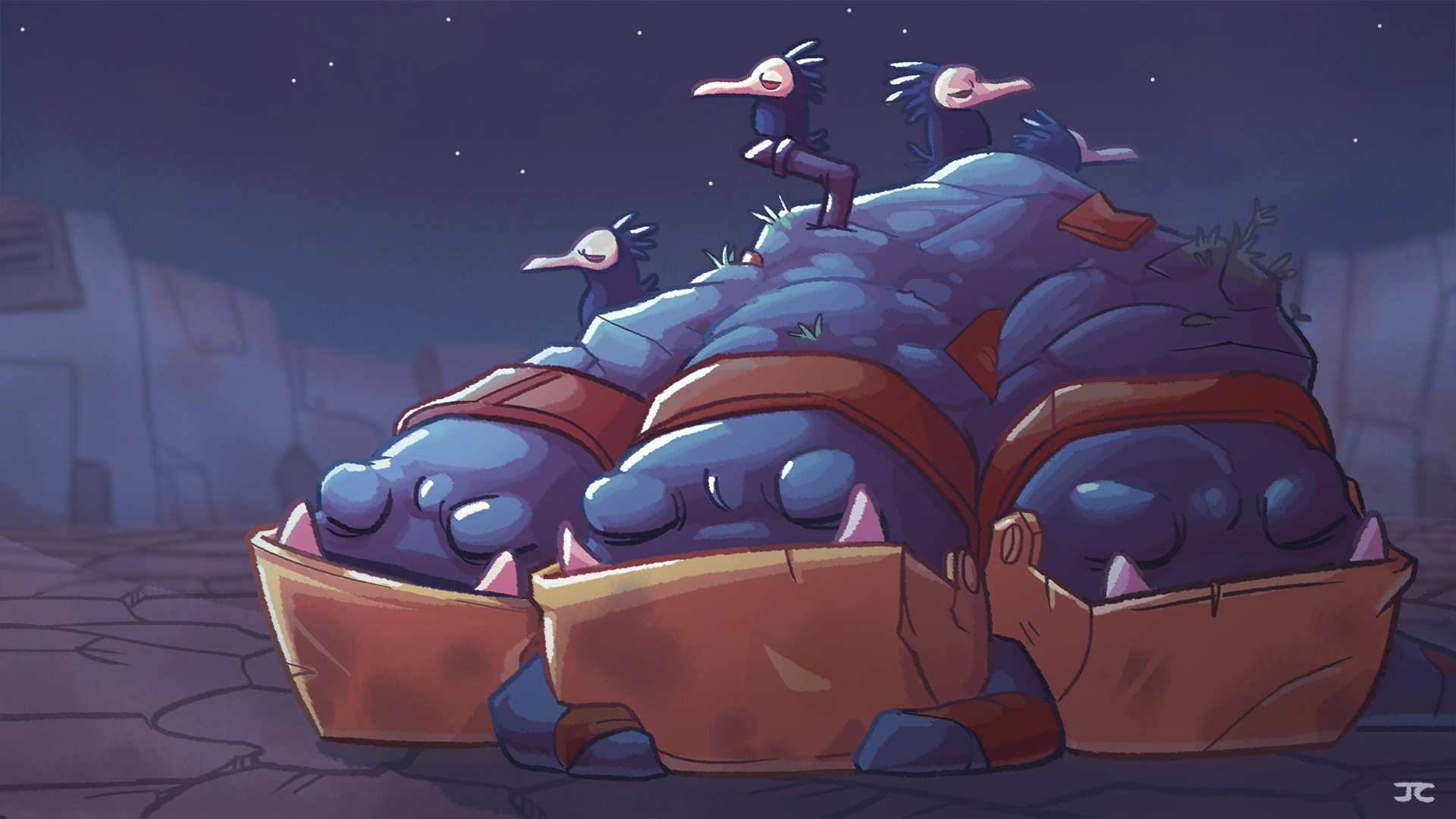 Download Big Dog (Nuclear Throne) Video Game Nuclear Throne HD Wallpaper by Justin Chan
