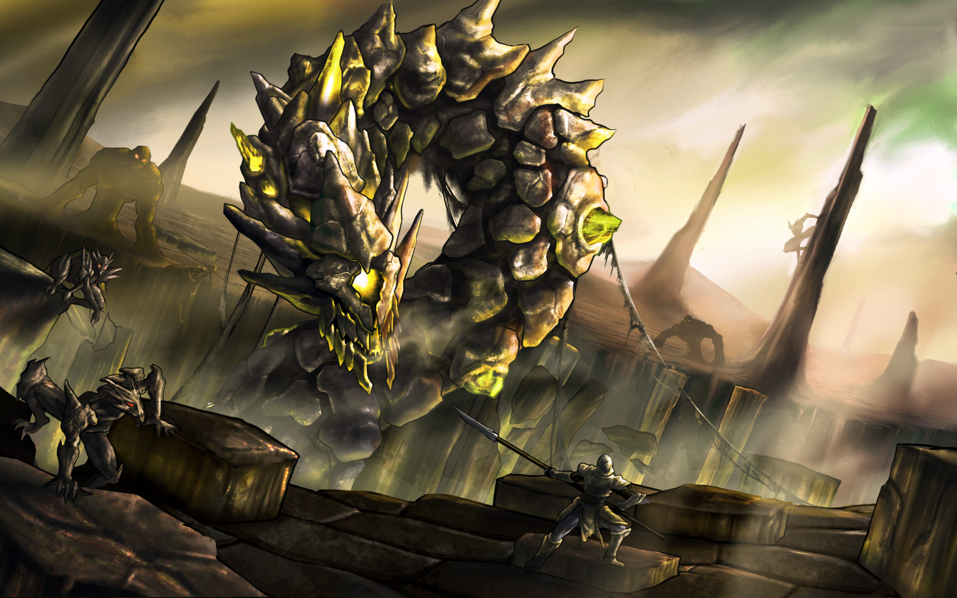 Download Creature Fantasy Video Game Fallen Enchantress HD Wallpaper