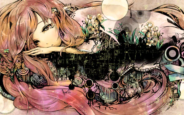 Luka Megurine Anime Vocaloid HD Desktop Wallpaper | Background Image