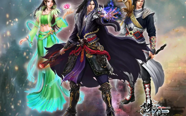 asian video game Jade Dynasty HD Desktop Wallpaper | Background Image