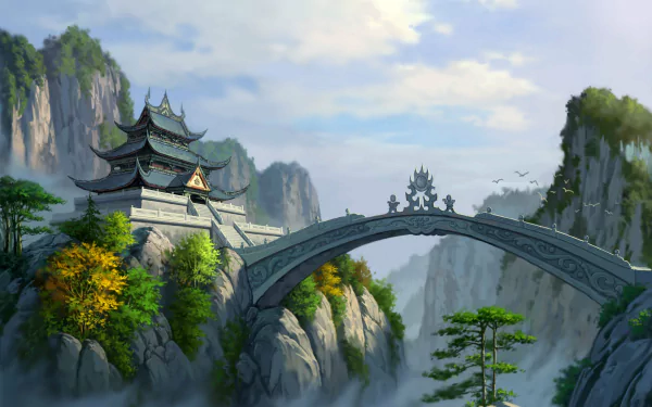 fantasy video game Jade Dynasty HD Desktop Wallpaper | Background Image