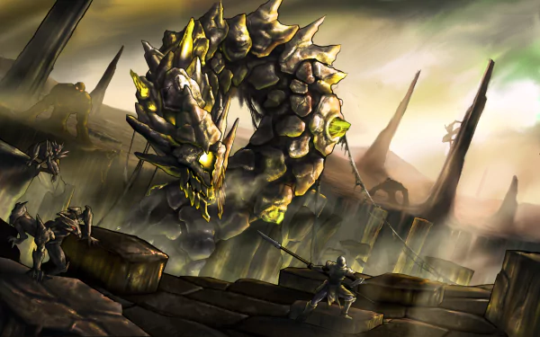 creature fantasy video game Fallen Enchantress HD Desktop Wallpaper | Background Image