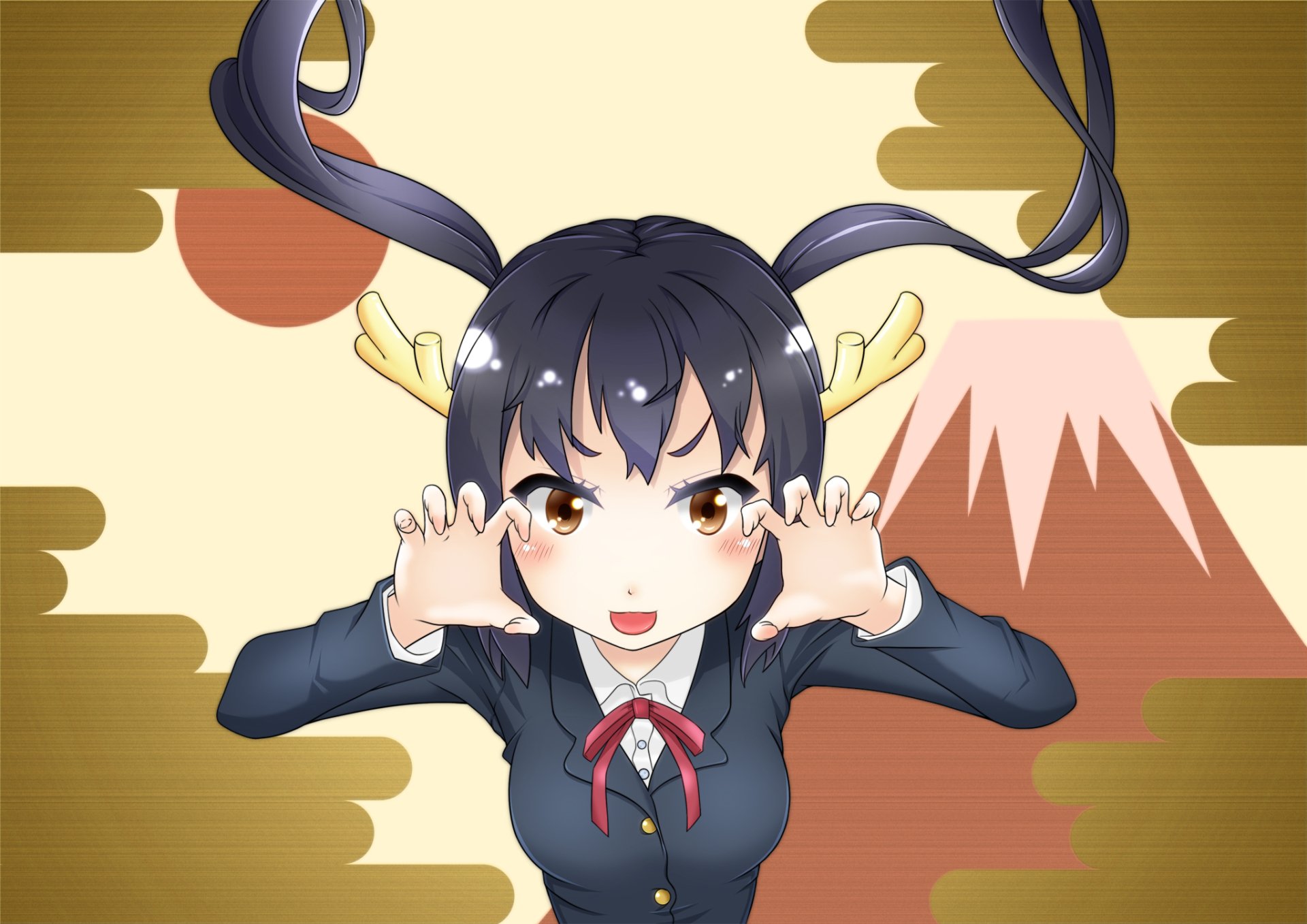 Download Azusa Nakano Anime K-ON! HD Wallpaper