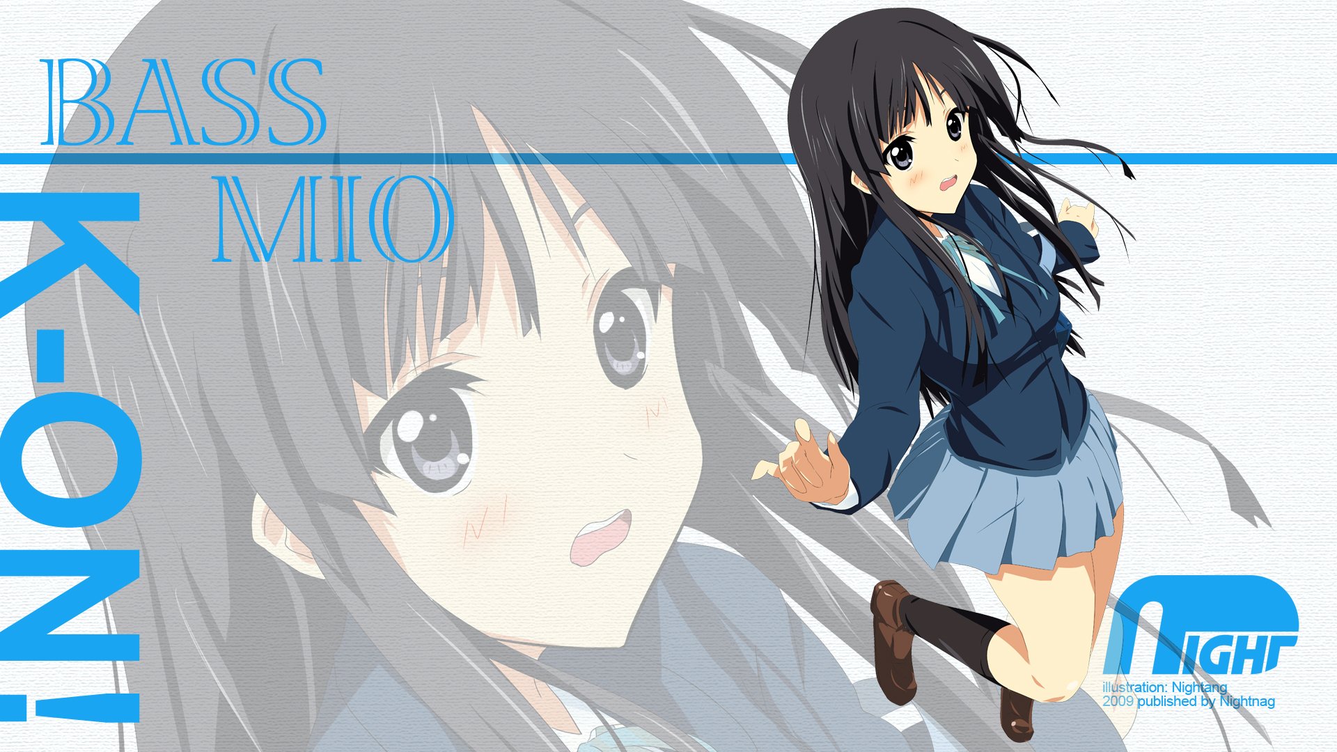 Download Mio Akiyama Anime K-ON! HD Wallpaper by Nightnag