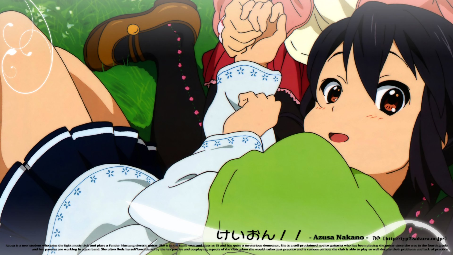 Download Azusa Nakano Anime K-ON! HD Wallpaper