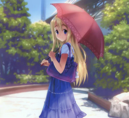 Tsumugi Kotobuki Anime K-ON! HD Desktop Wallpaper | Background Image