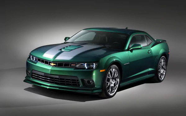 car muscle car green car Chevrolet vehicle Chevrolet Camaro HD Desktop Wallpaper | Background Image