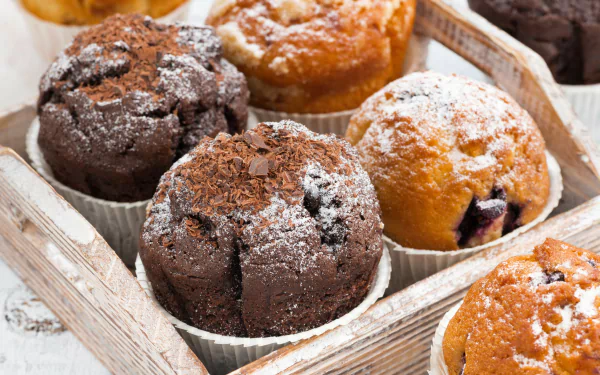 pastry chocolate food muffin HD Desktop Wallpaper | Background Image