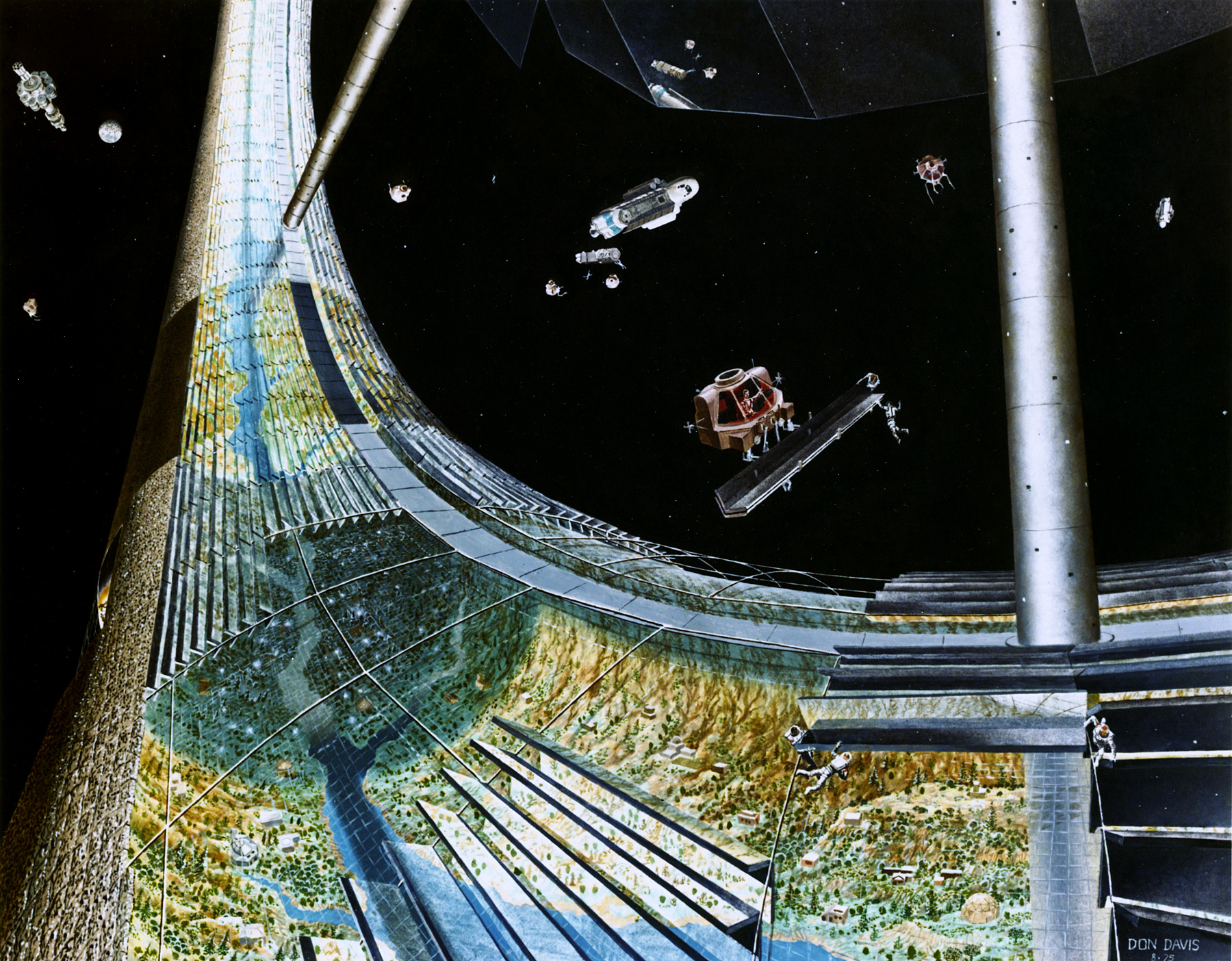 Sci Fi Space Wallpaper by Don Davis