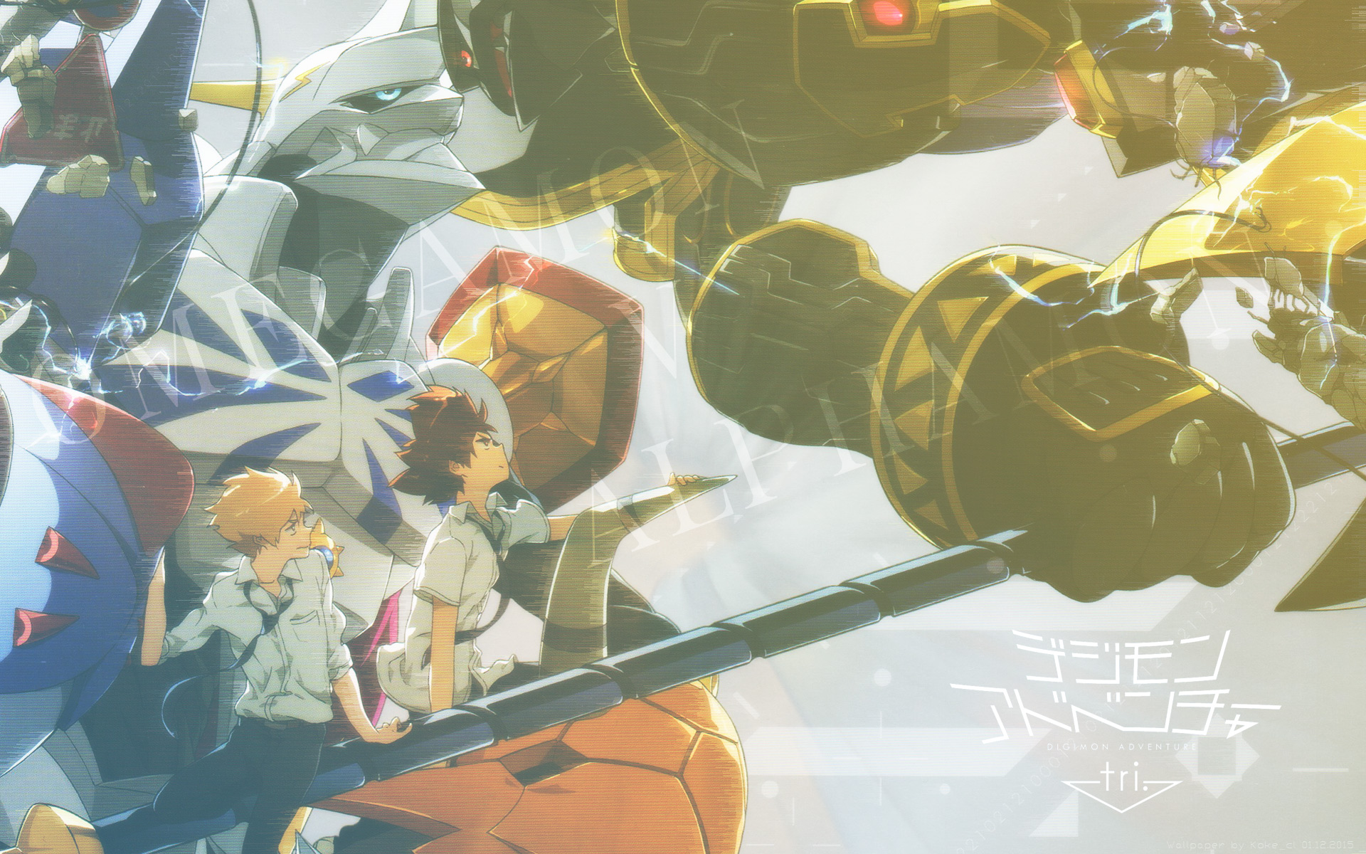 Digimon Adventure tri. - Promo  Digimon adventure tri, Digimon digital  monsters, Digimon wallpaper