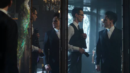 Gotham (TV Show) Edward Nygma Oswald Cobblepot Cory Michael Robin Lord Taylor TV Show gotham HD Desktop Wallpaper | Background Image