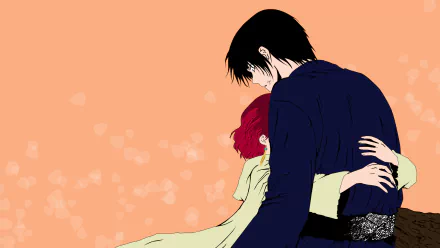 Yona (Yona of the Dawn) Hak Son love hug Anime Yona of the Dawn HD Desktop Wallpaper | Background Image
