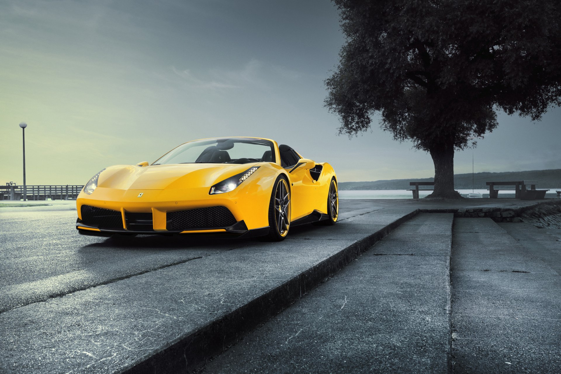 Download Vehicle Ferrari 488 Spider 4k Ultra HD Wallpaper