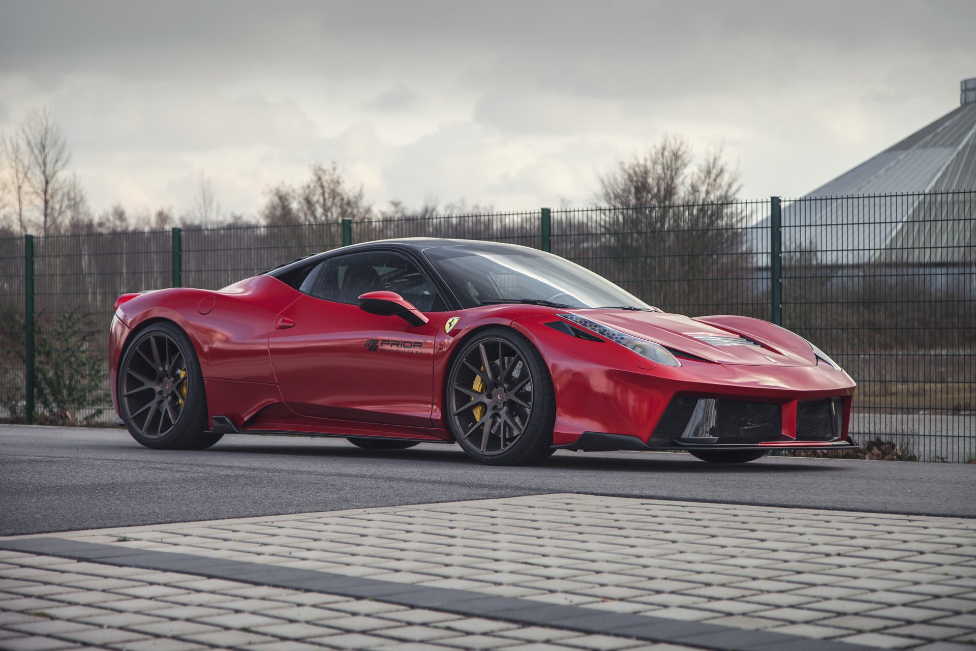 Download Ferrari F458 Italia PRIOR-DESIGN Vehicle Ferrari 458 Italia HD Wallpaper