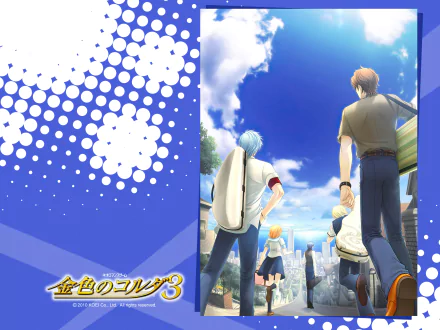 Mizushima Haruto Kohinata Kanade Kisaragi Ritsu Kisaragi Kyoya Daichi Sakaki video game Kiniro no Corda 3 HD Desktop Wallpaper | Background Image