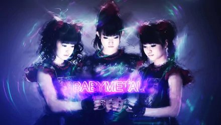 oriental asian Japanese metal idol heavy metal music Babymetal HD Desktop Wallpaper | Background Image