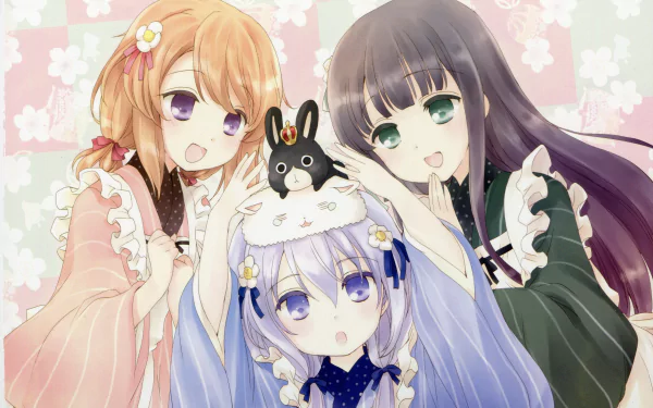 Anime Is the Order a Rabbit HD Desktop Wallpaper | Background Image