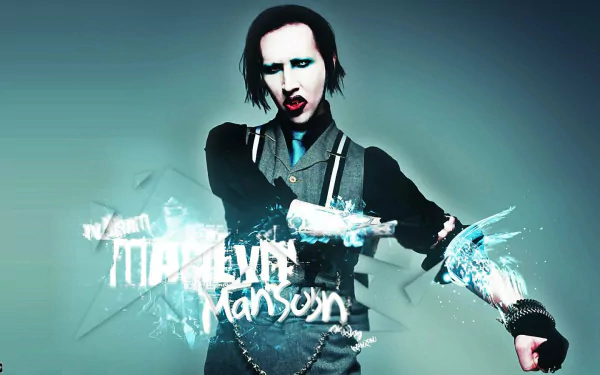 heavy metal industrial metal music Marilyn Manson HD Desktop Wallpaper | Background Image