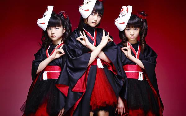 oriental asian Japanese metal idol heavy metal music Babymetal HD Desktop Wallpaper | Background Image