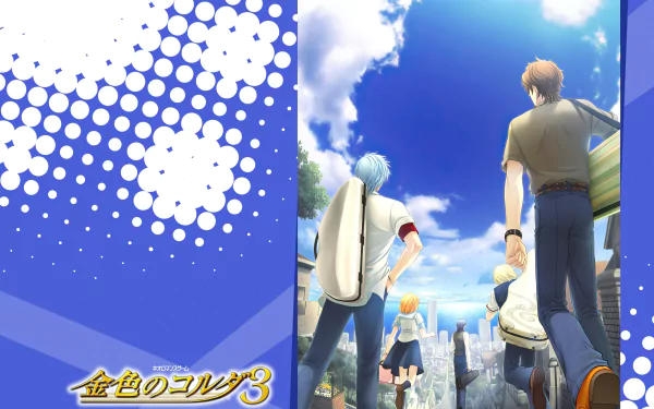 Mizushima Haruto Kohinata Kanade Kisaragi Ritsu Kisaragi Kyoya Daichi Sakaki video game Kiniro no Corda 3 HD Desktop Wallpaper | Background Image