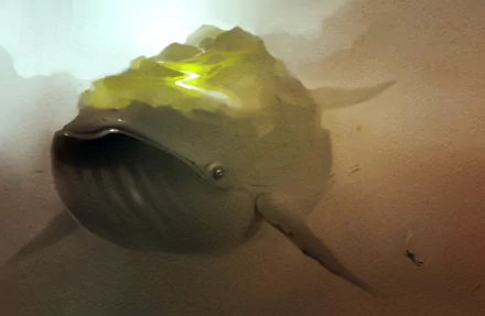 fantasy whale HD Desktop Wallpaper | Background Image