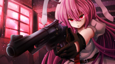 Reisen Udongein Inaba Anime Touhou HD Desktop Wallpaper | Background Image