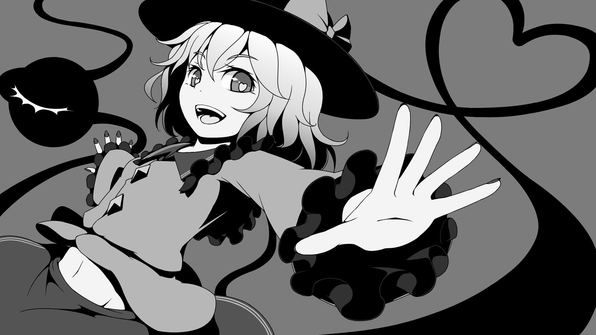 Download Koishi Komeiji Anime Touhou HD Wallpaper by ぢせ