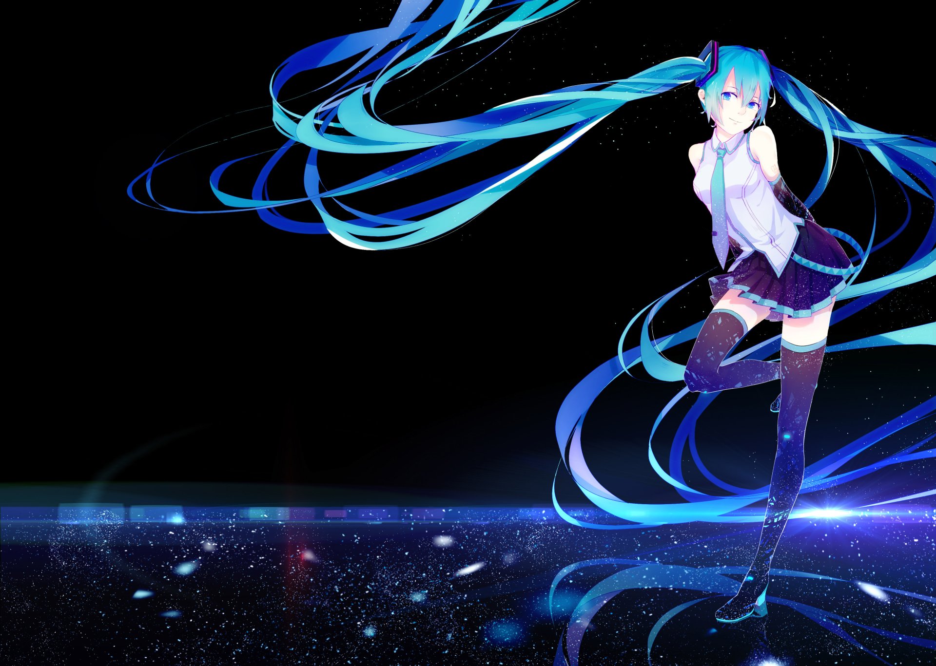 Download Hatsune Miku Anime Vocaloid 4k Ultra HD Wallpaper