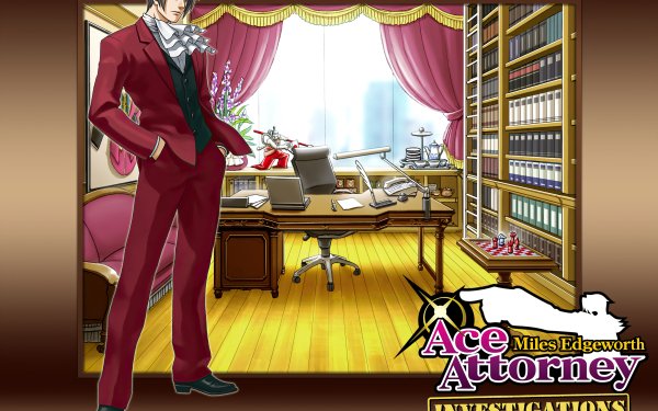 Video Game Ace Attorney Investigations: Miles Edgeworth Ace Attorney Miles Edgeworth HD Wallpaper | Background Image