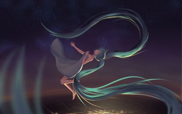 Anime Vocaloid Hatsune Miku HD Wallpaper | Background Image