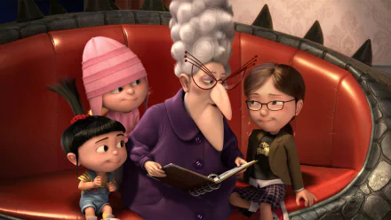 Margo (Despicable Me) Gru (Despicable Me) Edith (Despicable Me) movie Despicable Me HD Desktop Wallpaper | Background Image
