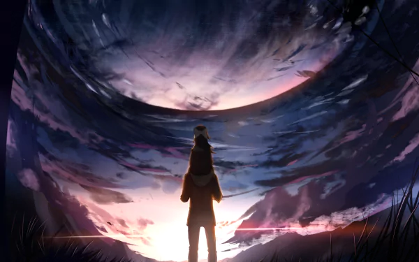 Anime shelter HD Desktop Wallpaper | Background Image