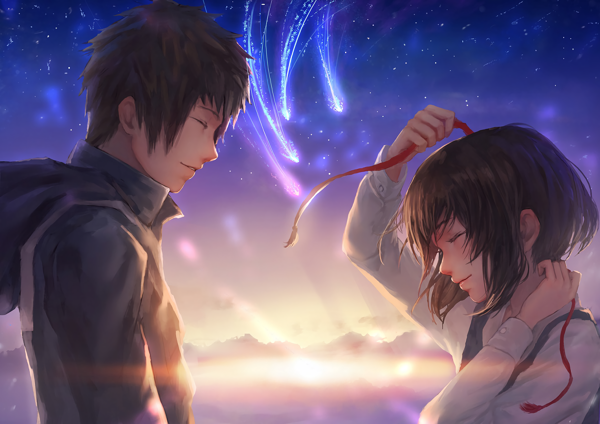 Desktop Wallpaper: Kimi No Na Wa (Your Name) by ethie-chan on DeviantArt