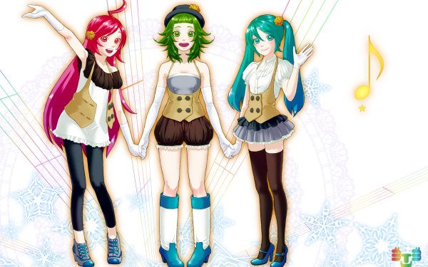 Anime Vocaloid GUMI Hatsune Miku SF-A2 Miki HD Wallpaper | Background Image