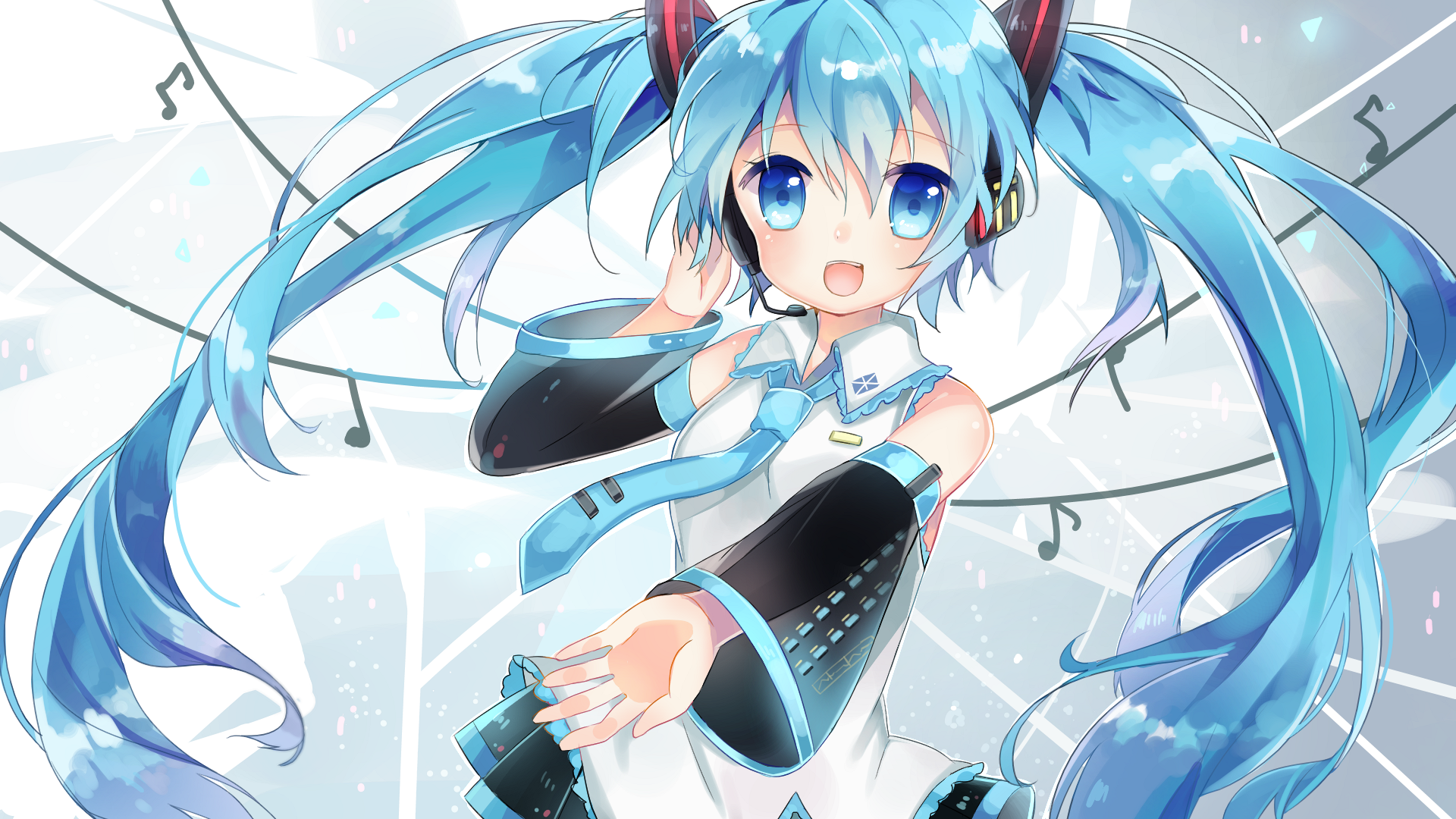 Download Hatsune Miku Anime Vocaloid HD Wallpaper