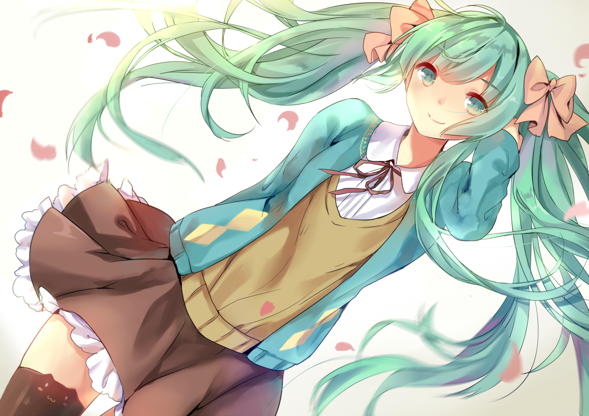 Download Hatsune Miku Anime Vocaloid HD Wallpaper