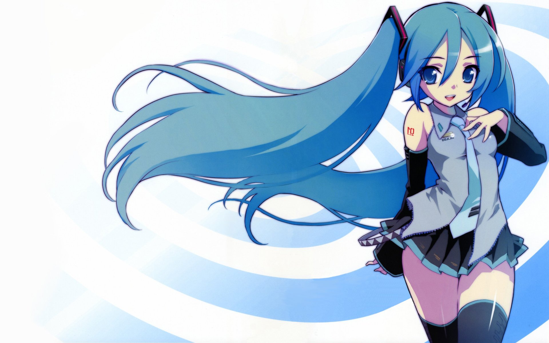 Hatsune Miku Vocaloid Anime HD Wallpaper