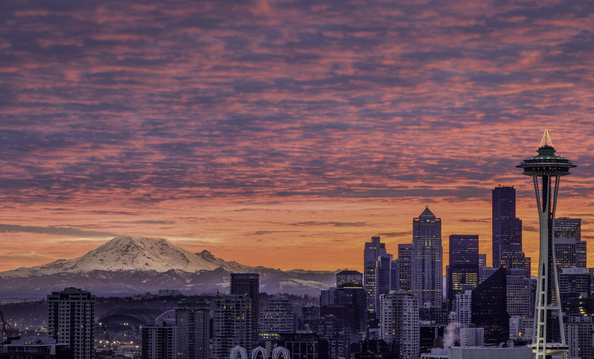 Man Made Seattle HD Wallpaper | Background Image