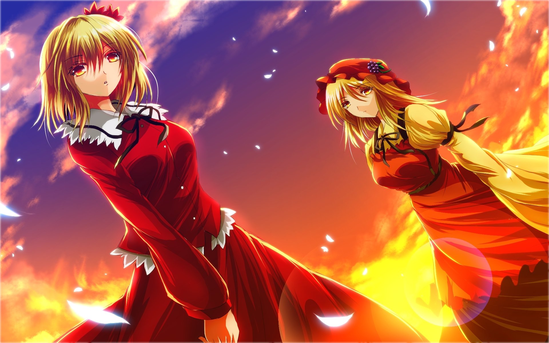 Download Minoriko Aki Shizuha Aki Anime Touhou HD Wallpaper
