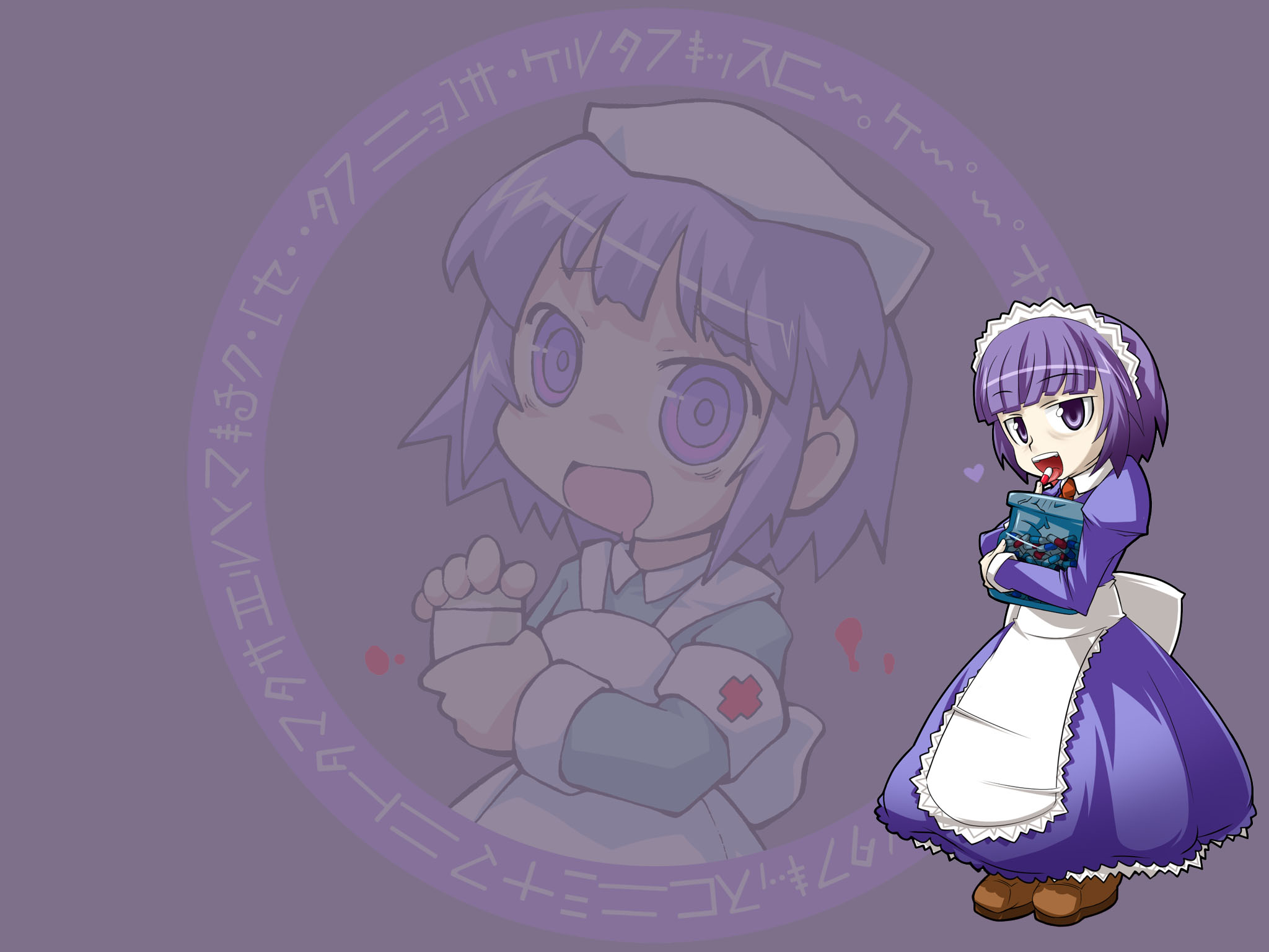Anime Nijiura Maids HD Wallpaper
