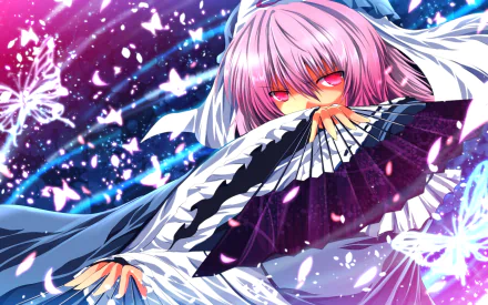 Yuyuko Saigyouji Anime Touhou HD Desktop Wallpaper | Background Image