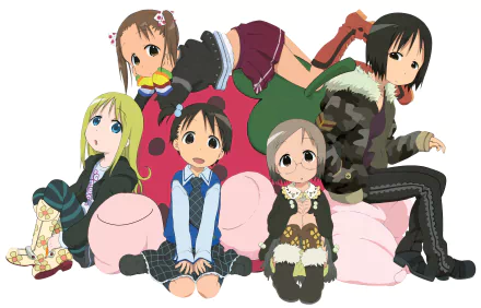 Anime Strawberry Marshmallow HD Desktop Wallpaper | Background Image