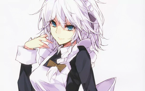 Sakuya Izayoi Anime Touhou HD Desktop Wallpaper | Background Image