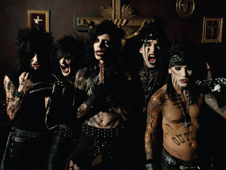 heavy metal hard rock music Black Veil Brides HD Desktop Wallpaper | Background Image
